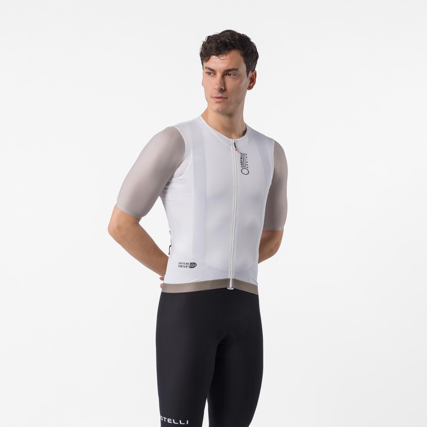 CASTELLI CORRETTO Lyhythihainen Ivory/Clay Jersey Jersey