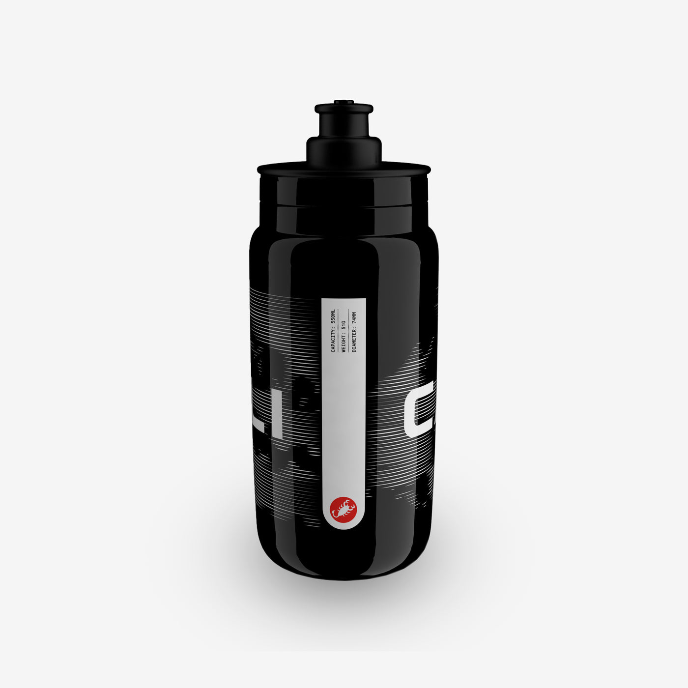 CASTELLI CLOUD juomapullo (550ml) Musta