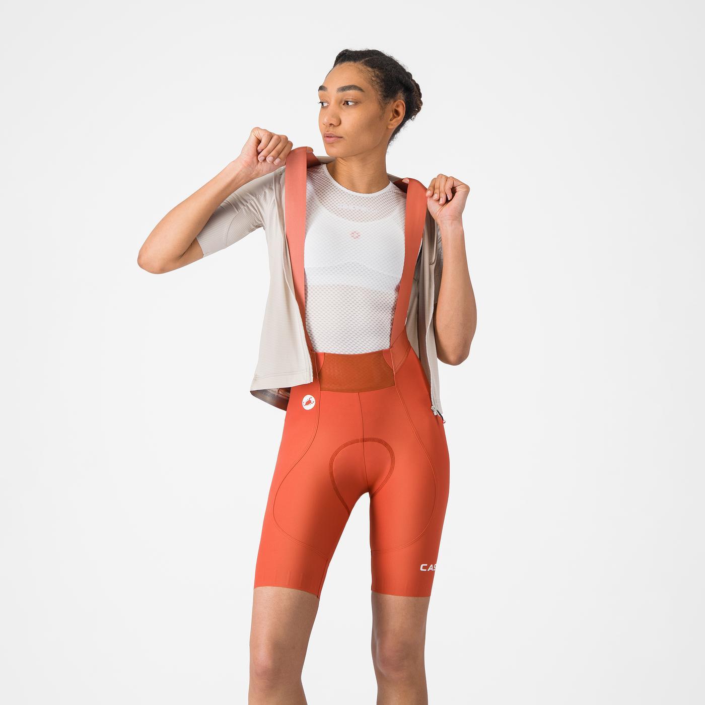 CASTELLI ESPRESSO 2 W DT Paprika Bib Tight -lappuhaalari