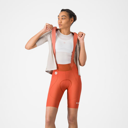 CASTELLI ESPRESSO 2 W DT Paprika Bib Tight -lappuhaalari