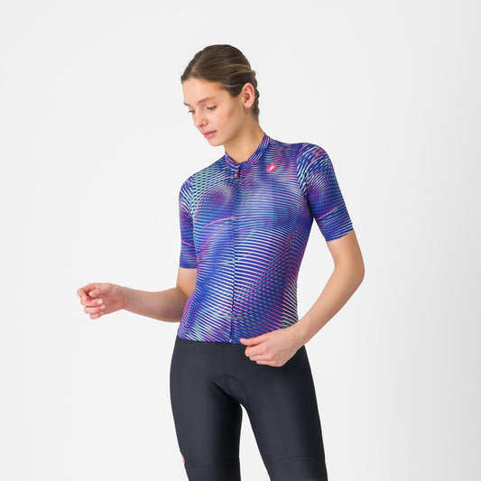 CASTELLI COSMIC VORTEX Naisten lyhythihainen Jersey Violetti