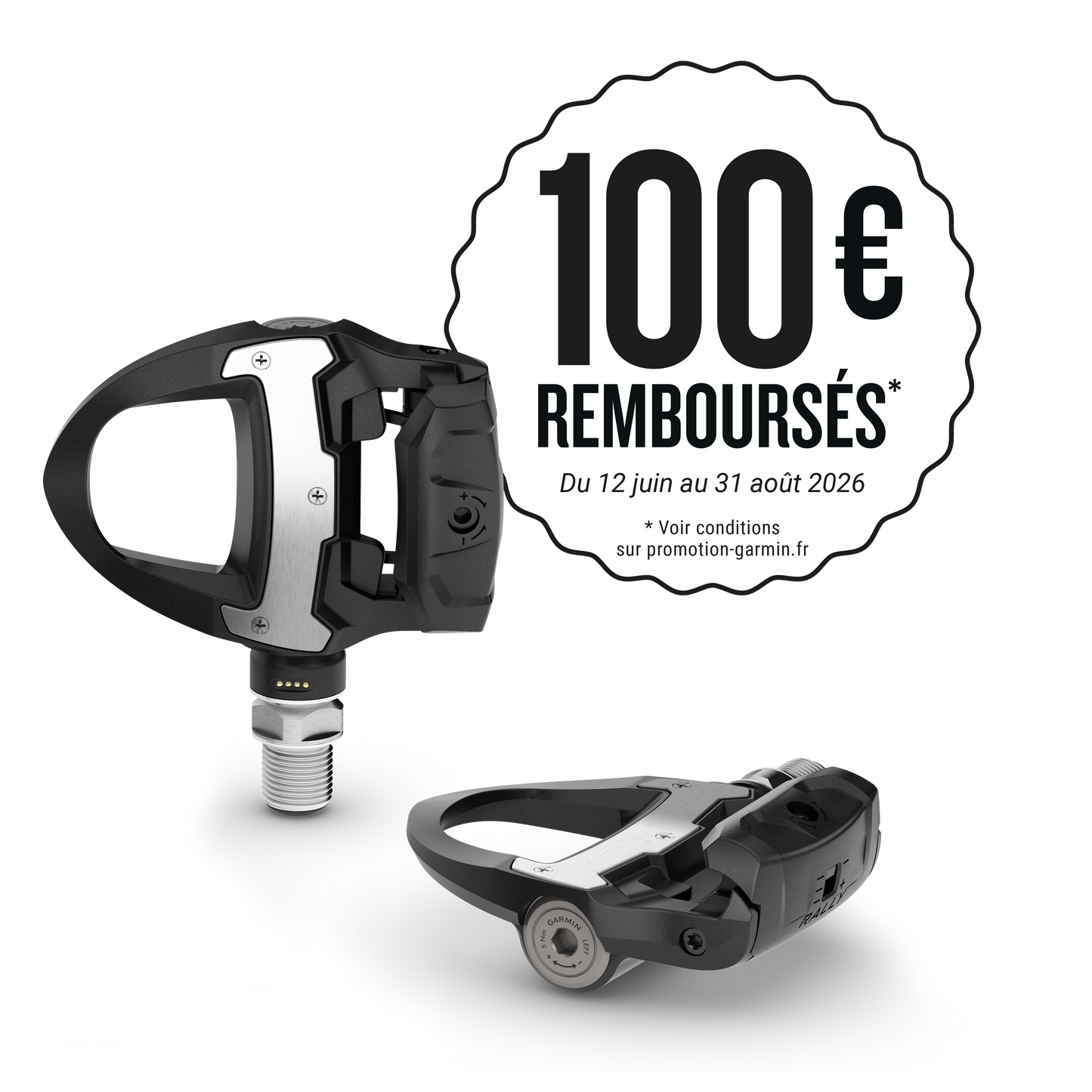 GARMIN RALLY RS 210 tehoanturipolkimet GARMIN RALLY RS 210 Power Sensor -polkimet