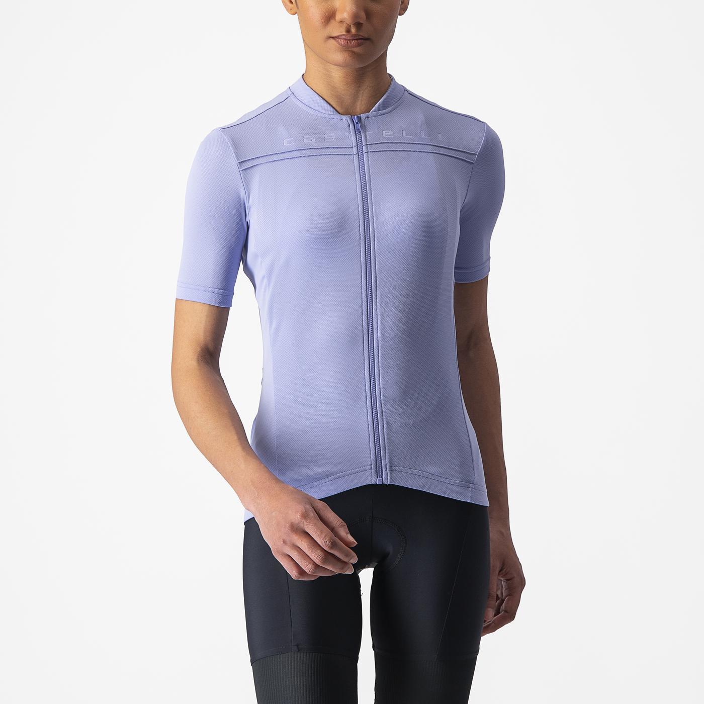 CASTELLI ANIMA 4 Naisten lyhythihainen Jersey Violetti