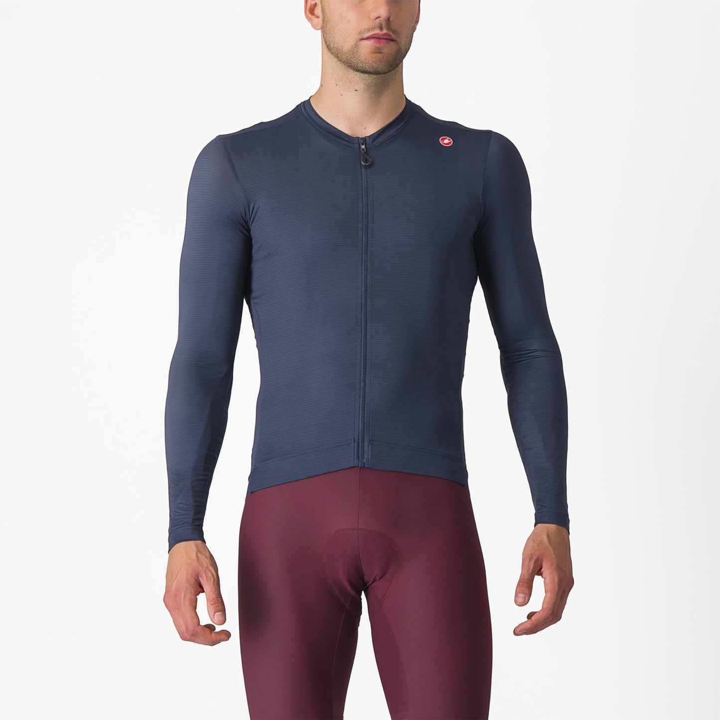 CASTELLI ESPRESSO pitkähihainen trikoo Navy 2025