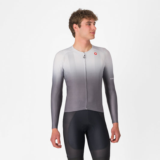 CASTELLI UPF pitkähihainen Jersey harmaa