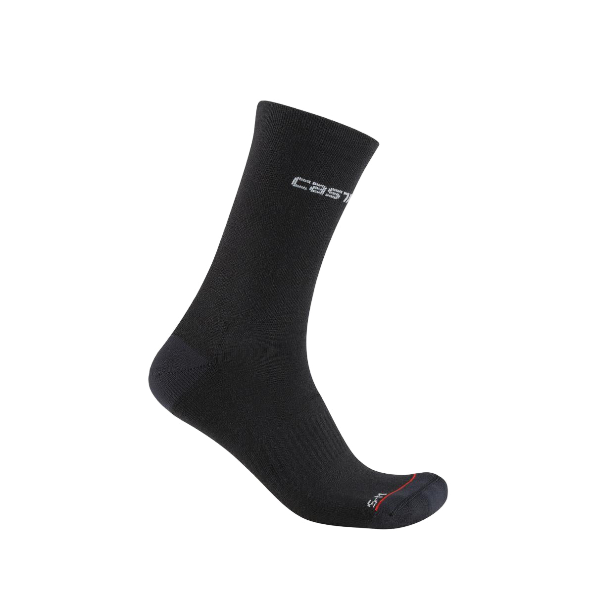 CASTELLI DICIOTTO SOFT MERINO Naisten sukat Musta