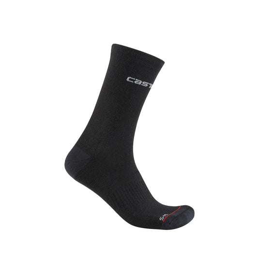 CASTELLI DICIOTTO SOFT MERINO Naisten sukat Musta