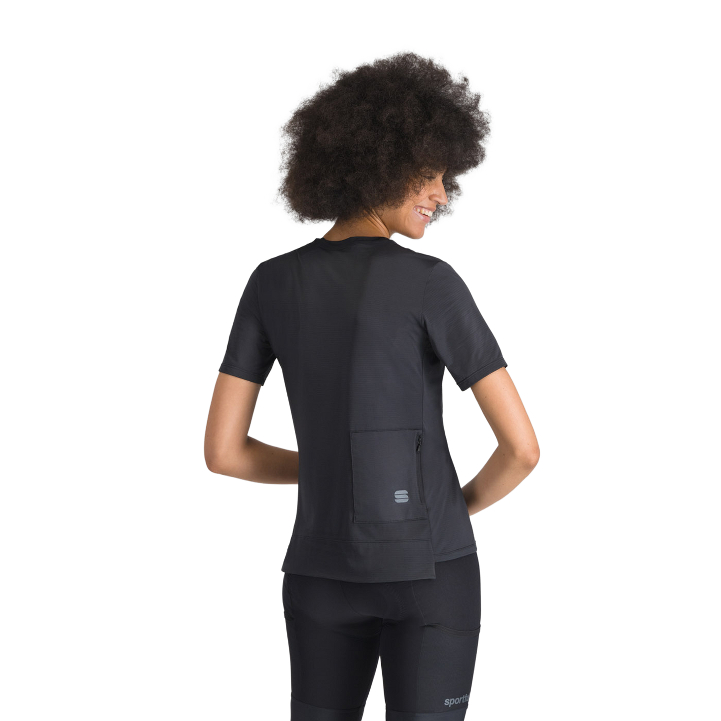 Naisten SPORTFUL SUPERGIARA TEE Lyhythihainen Jersey Musta