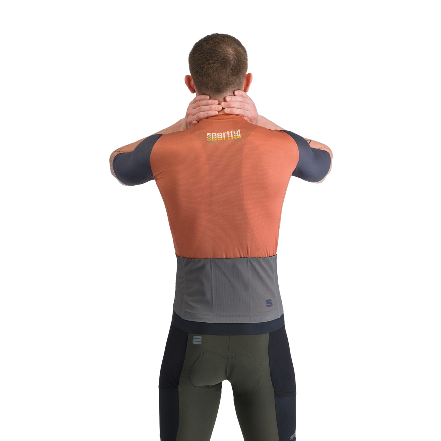 SPORTFUL SUPERGIARA 2 LOGO lyhythihainen trikoo oranssi