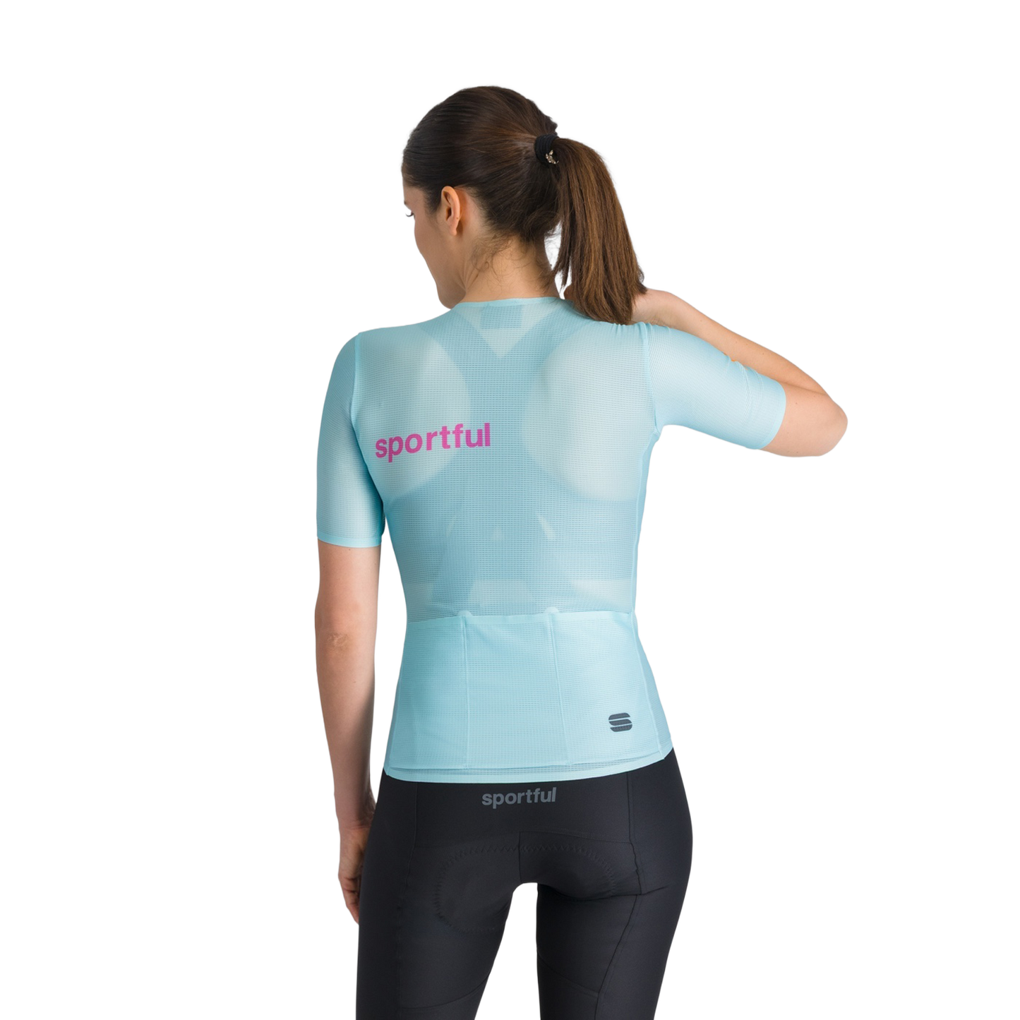 Naisten SPORTFUL LIGHT 2 lyhythihainen Jersey turkoosi