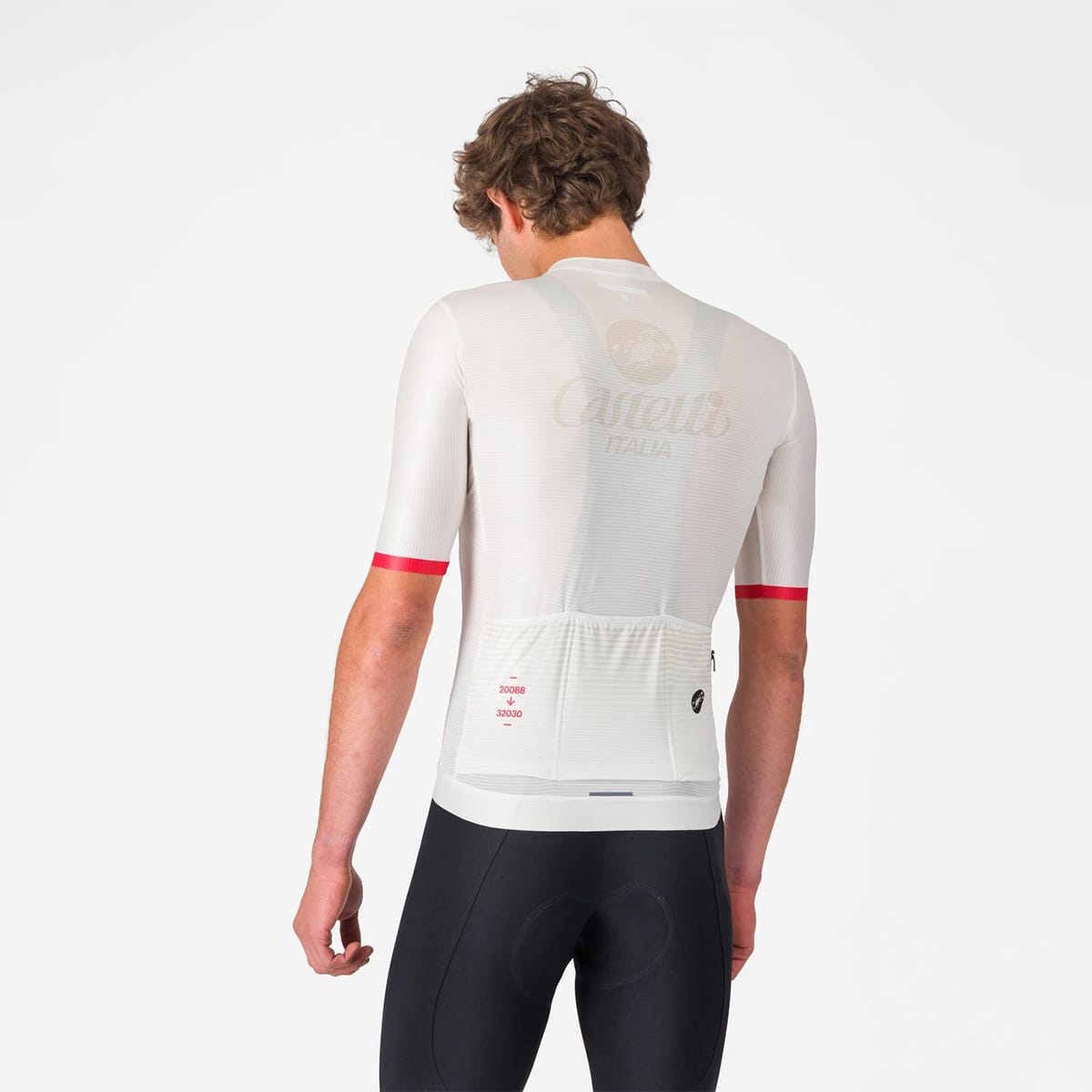 CASTELLI ESPRESSO 50th ANNIVERSARY Jersey lyhythihainen valkoinen