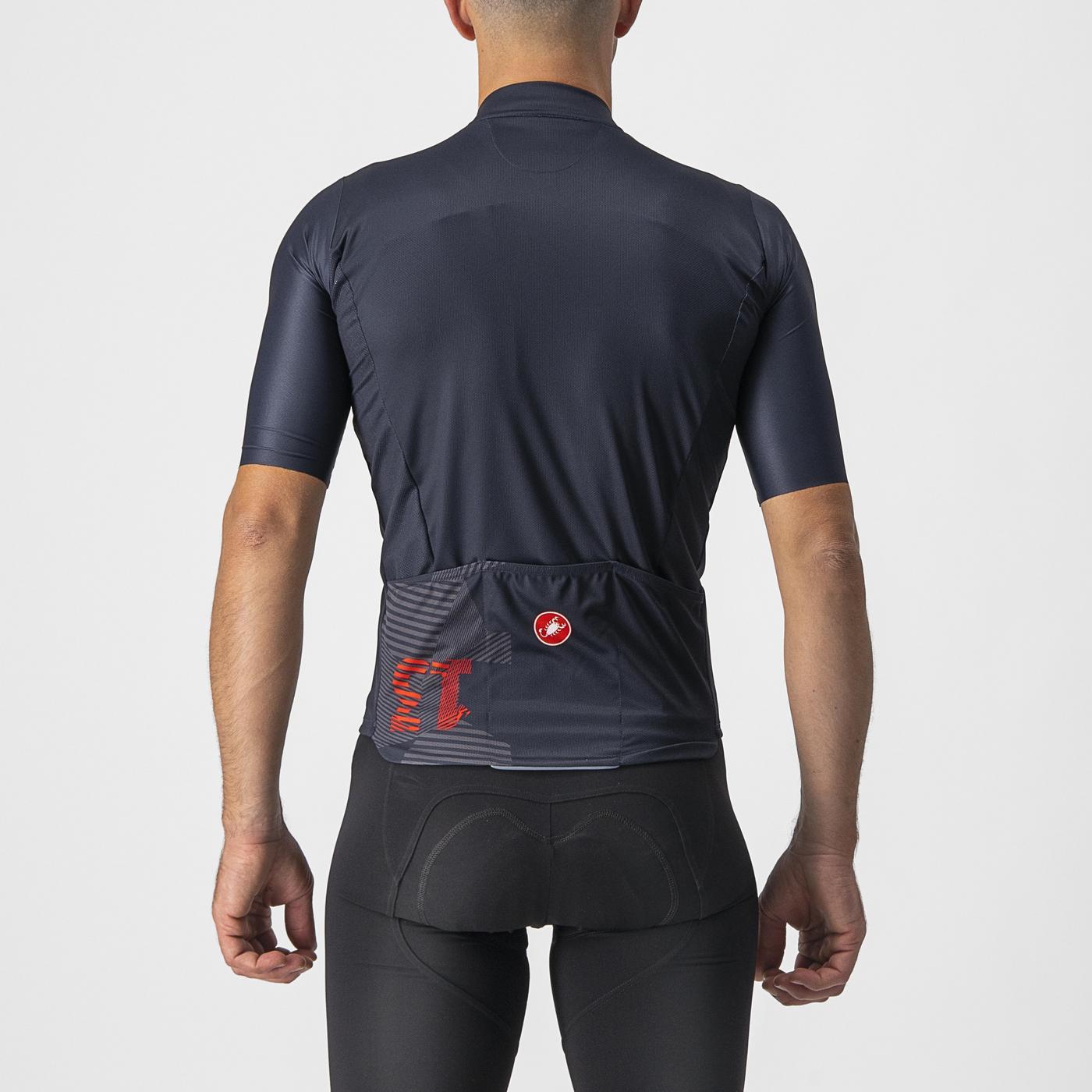 CASTELLI 13 SCREEN lyhythihainen trikoo Sininen/punainen