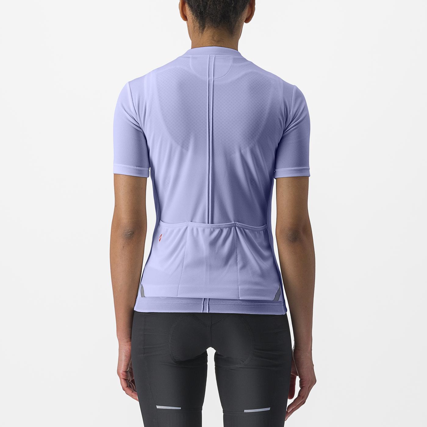 CASTELLI ANIMA 4 Naisten lyhythihainen Jersey Violetti