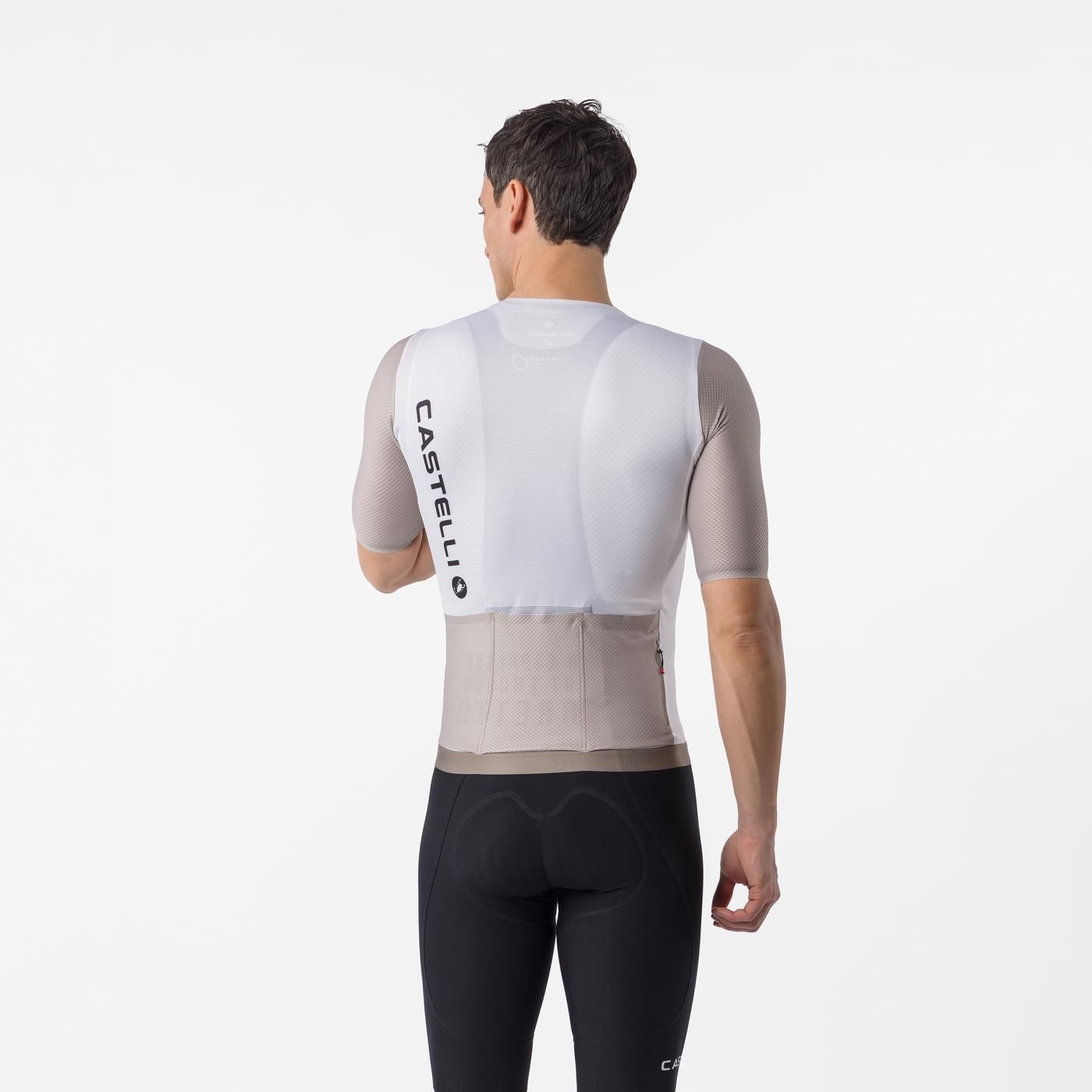 CASTELLI CORRETTO Lyhythihainen Ivory/Clay Jersey Jersey