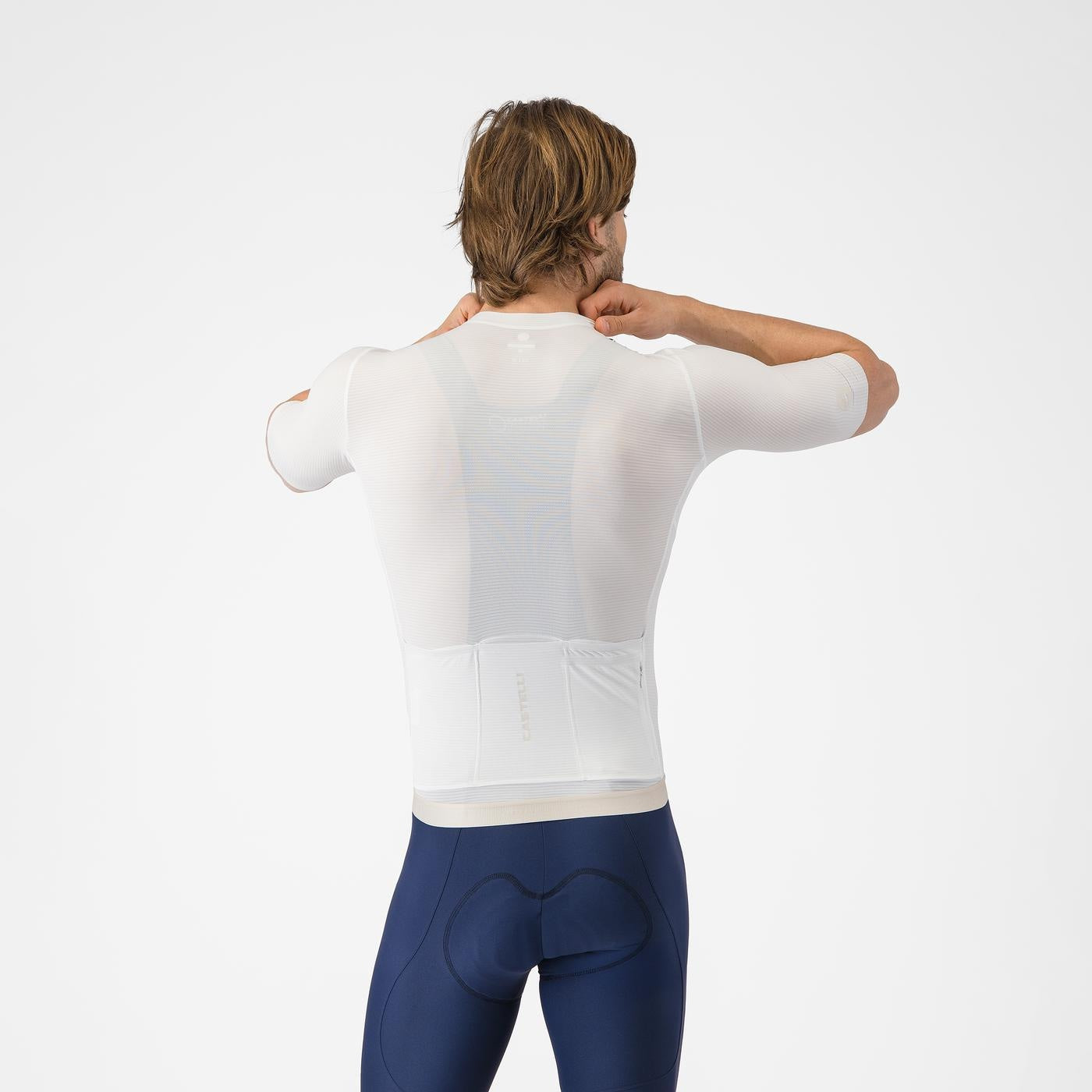 CASTELLI ESPRESSO 2 lyhythihainen norsunluunvärinen trikoo