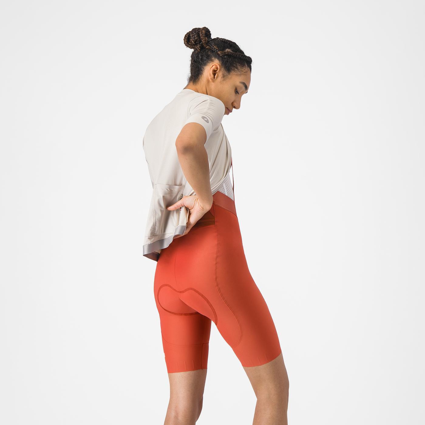 CASTELLI ESPRESSO 2 W DT Paprika Bib Tight -lappuhaalari