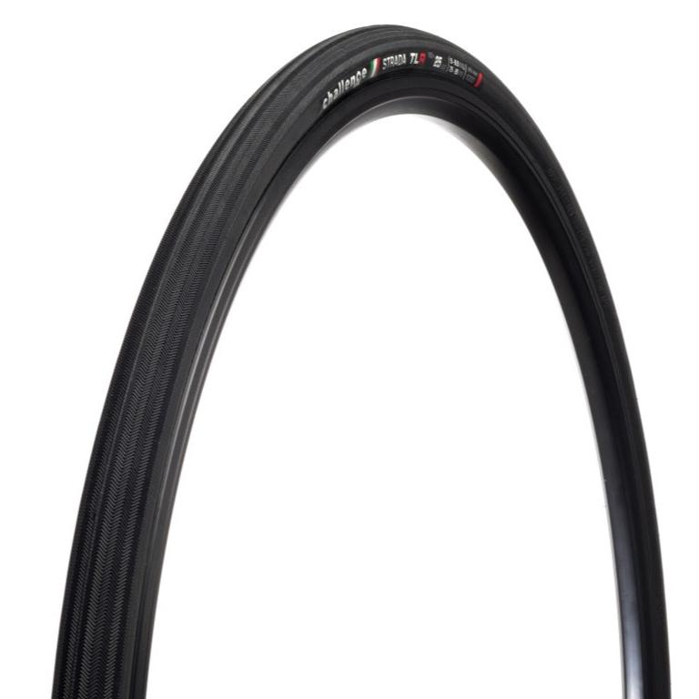 CHALLENGE STRADA 700x25c -rengas Tubeless Ready Pehmeä musta