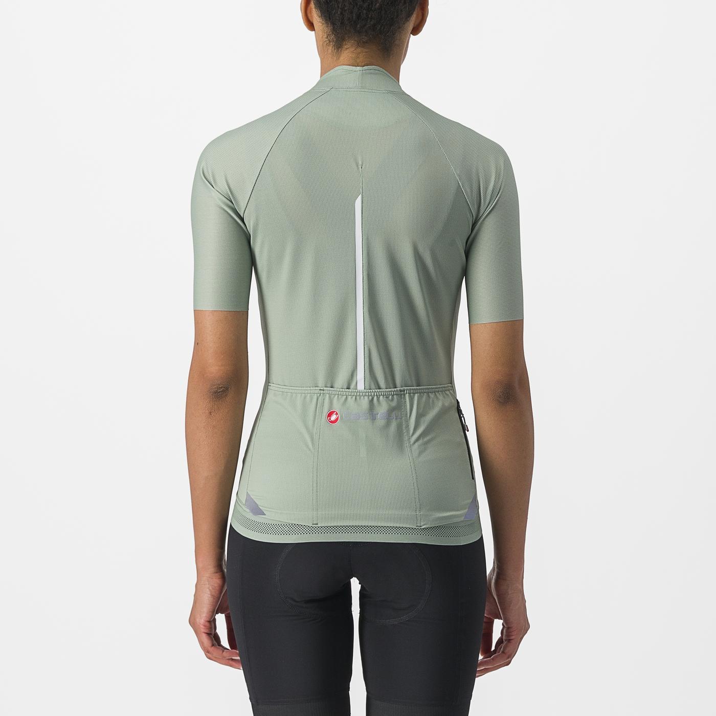 CASTELLI ENDURANCE W Naisten lyhythihainen Jersey vihreä