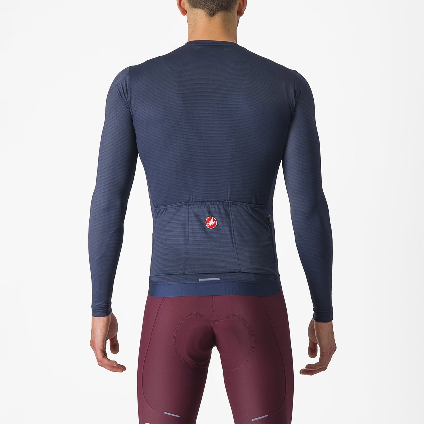CASTELLI ESPRESSO pitkähihainen trikoo Navy 2025
