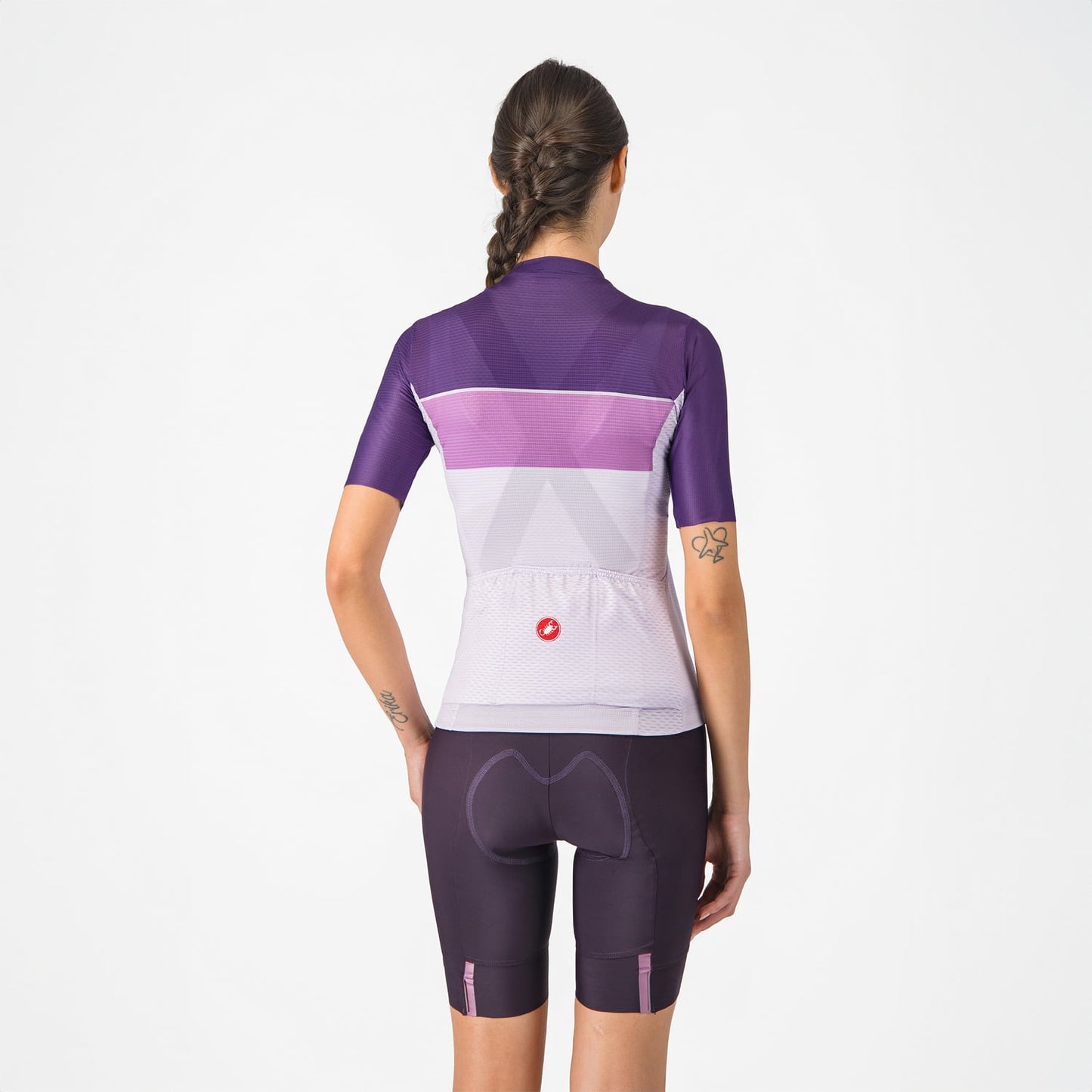 CASTELLI PRIMA 2 DT Naisten tumman violetti Bib Tight -vaatetusasu