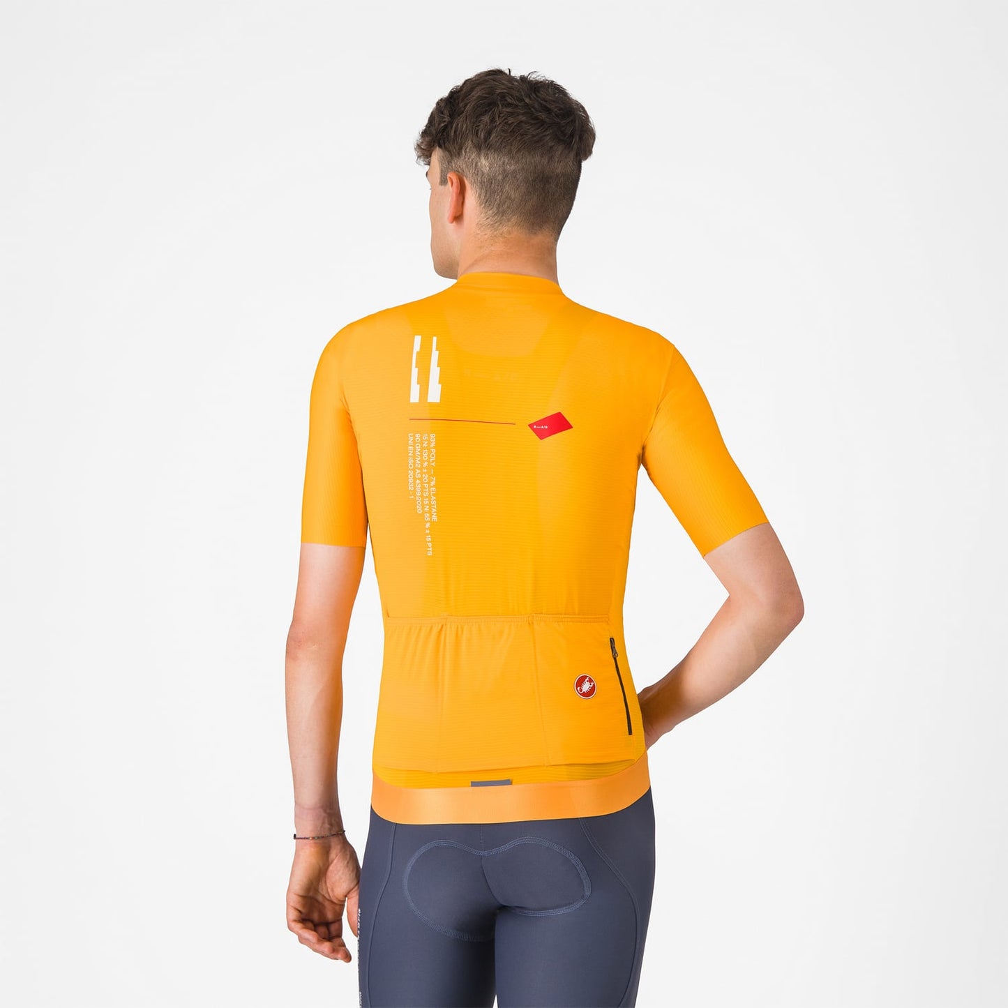 CASTELLI ESPRESSO R--A/D lyhythihainen trikoo oranssi väri