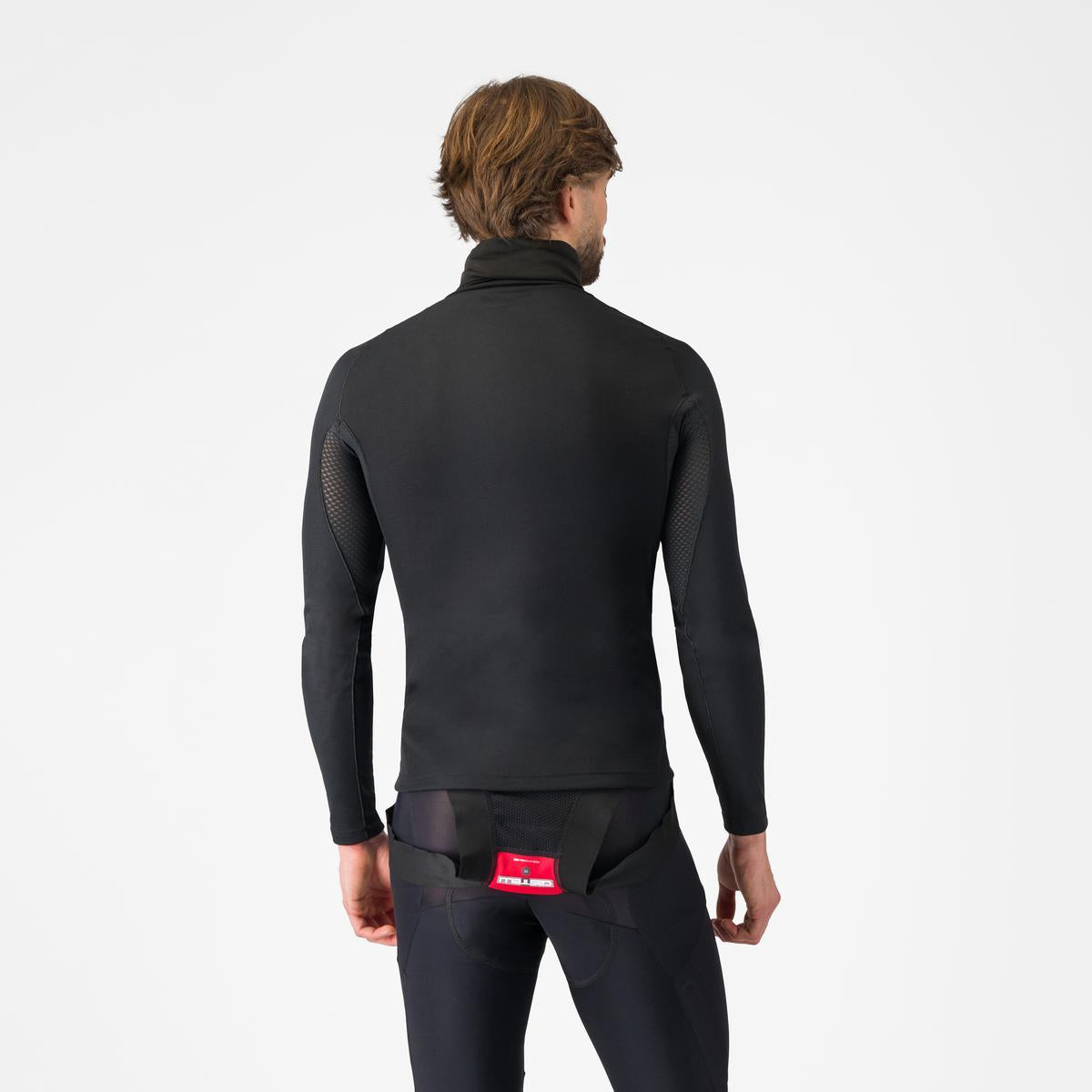 CASTELLI FLANDERS 2 HIGH NECK WARMER pitkähihainen alusvaate musta