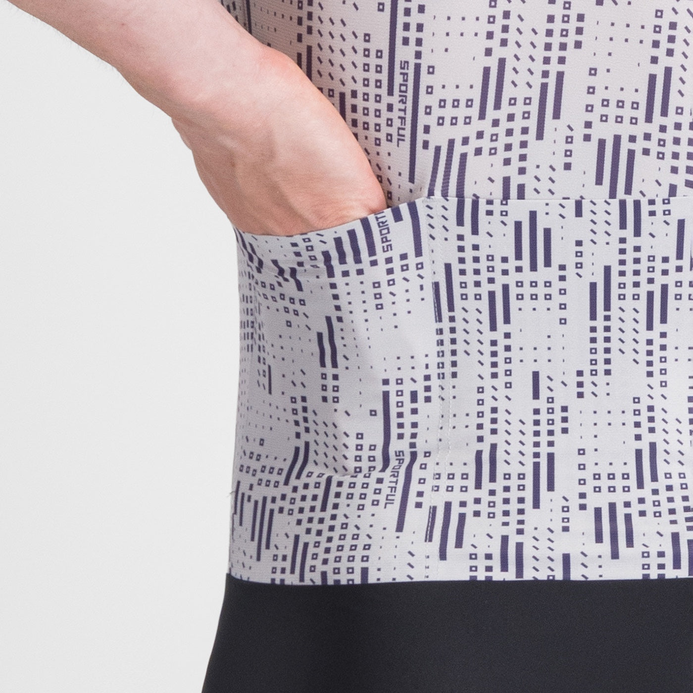 SPORTFUL G-SUIT lyhythihainen musta/harmaa