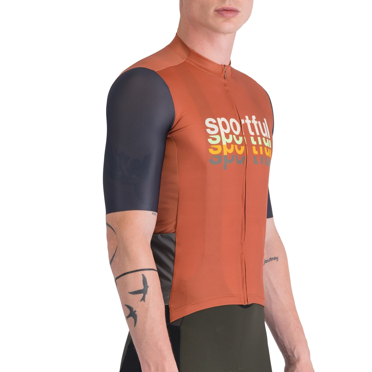 SPORTFUL SUPERGIARA 2 LOGO lyhythihainen trikoo oranssi