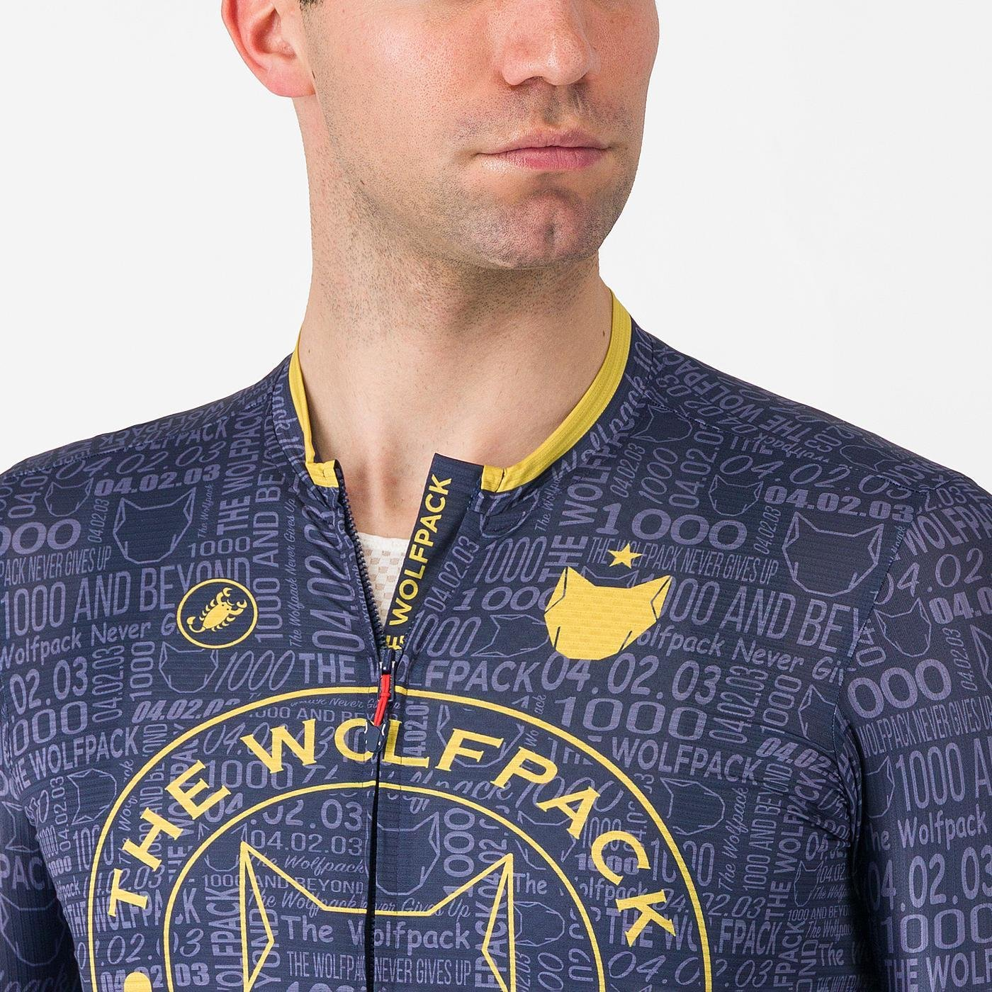 CASTELLI WOLFPACK 1000 VICTORY lyhythihainen trikoo Navy