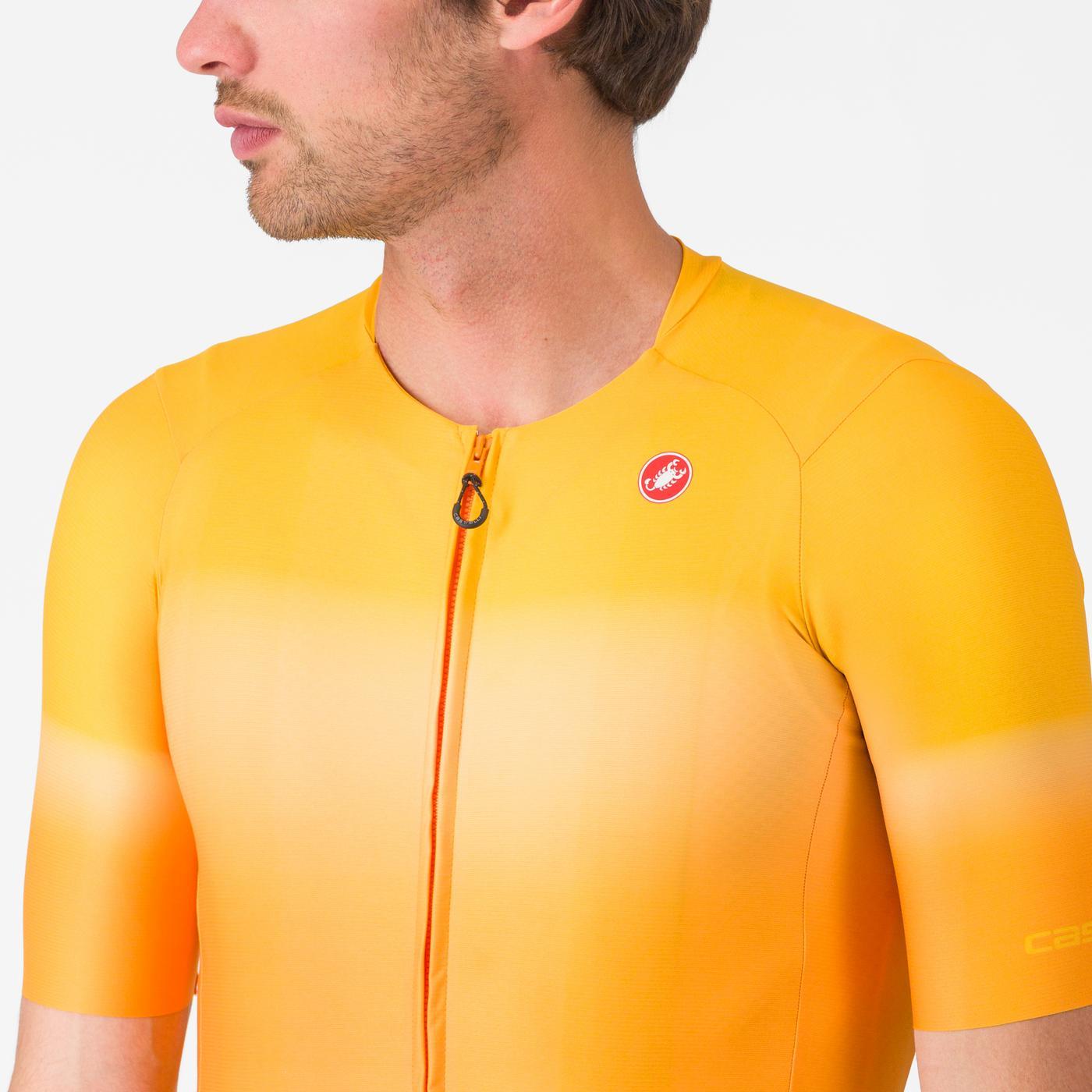 CASTELLI UPF lyhythihainen Jersey oranssi