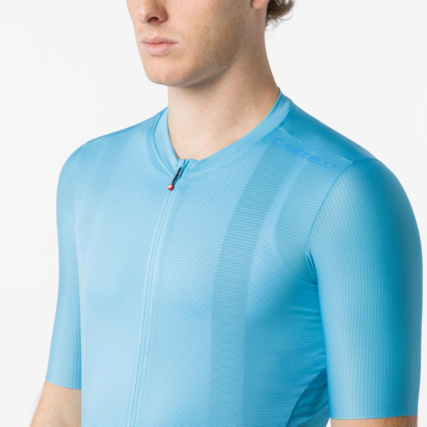 CASTELLI ESPRESSO 2 lyhythihainen Jersey turkoosi
