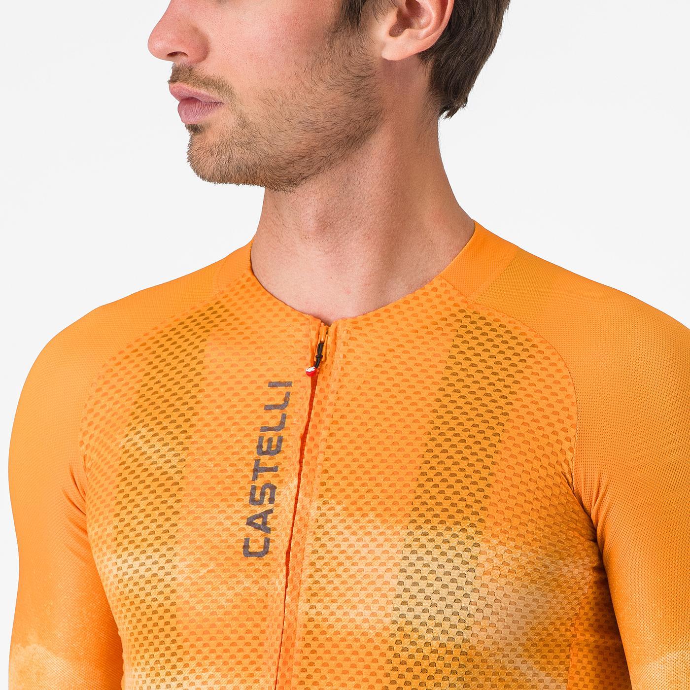CASTELLI CLIMBER'S A/C Lyhythihainen trikoo oranssi
