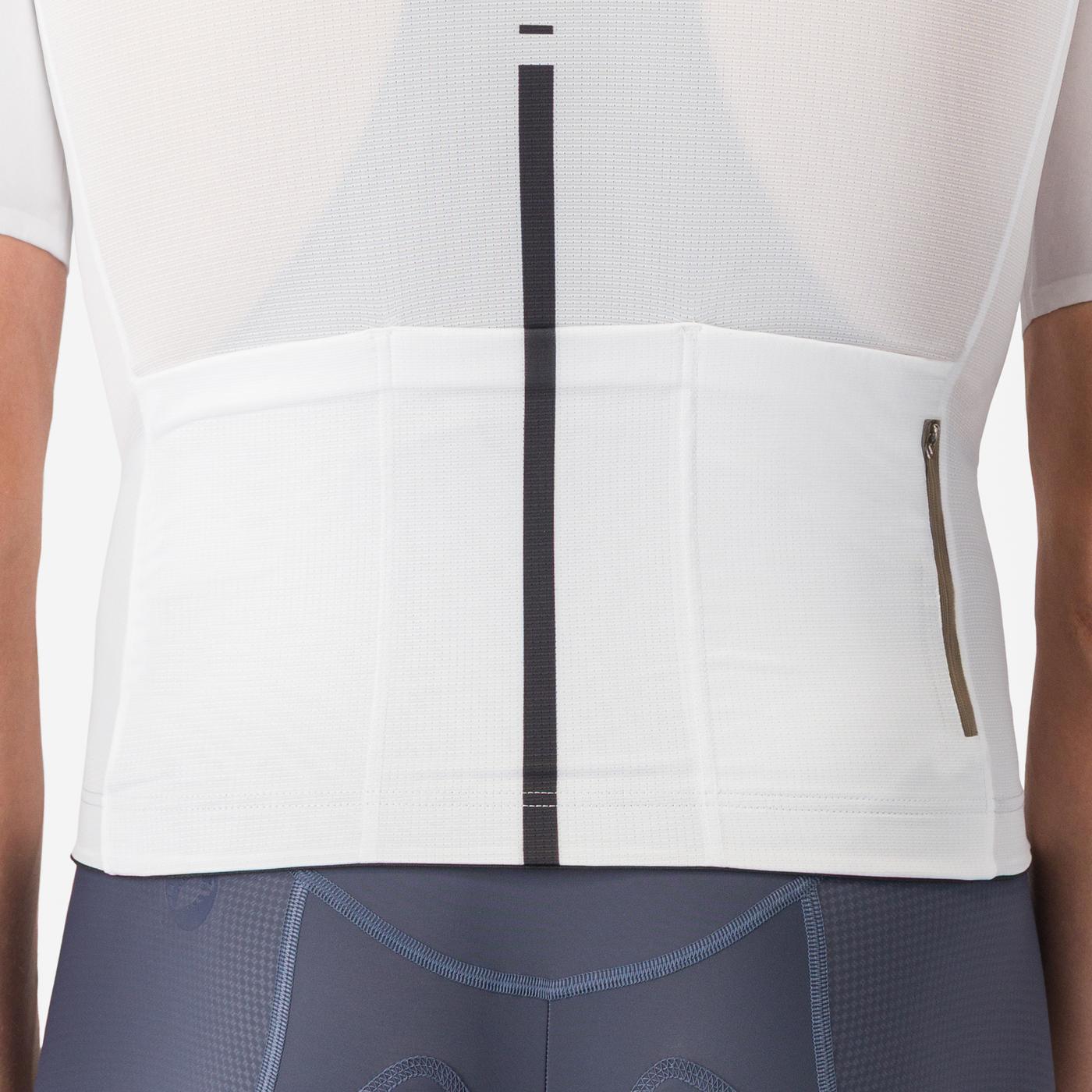 CASTELLI DRITTONE LOGO lyhythihainen trikoo Valkoinen