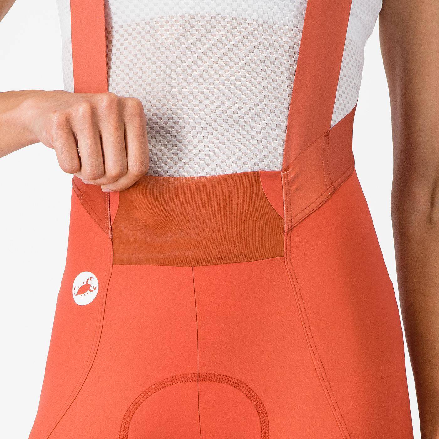 CASTELLI ESPRESSO 2 W DT Paprika Bib Tight -lappuhaalari