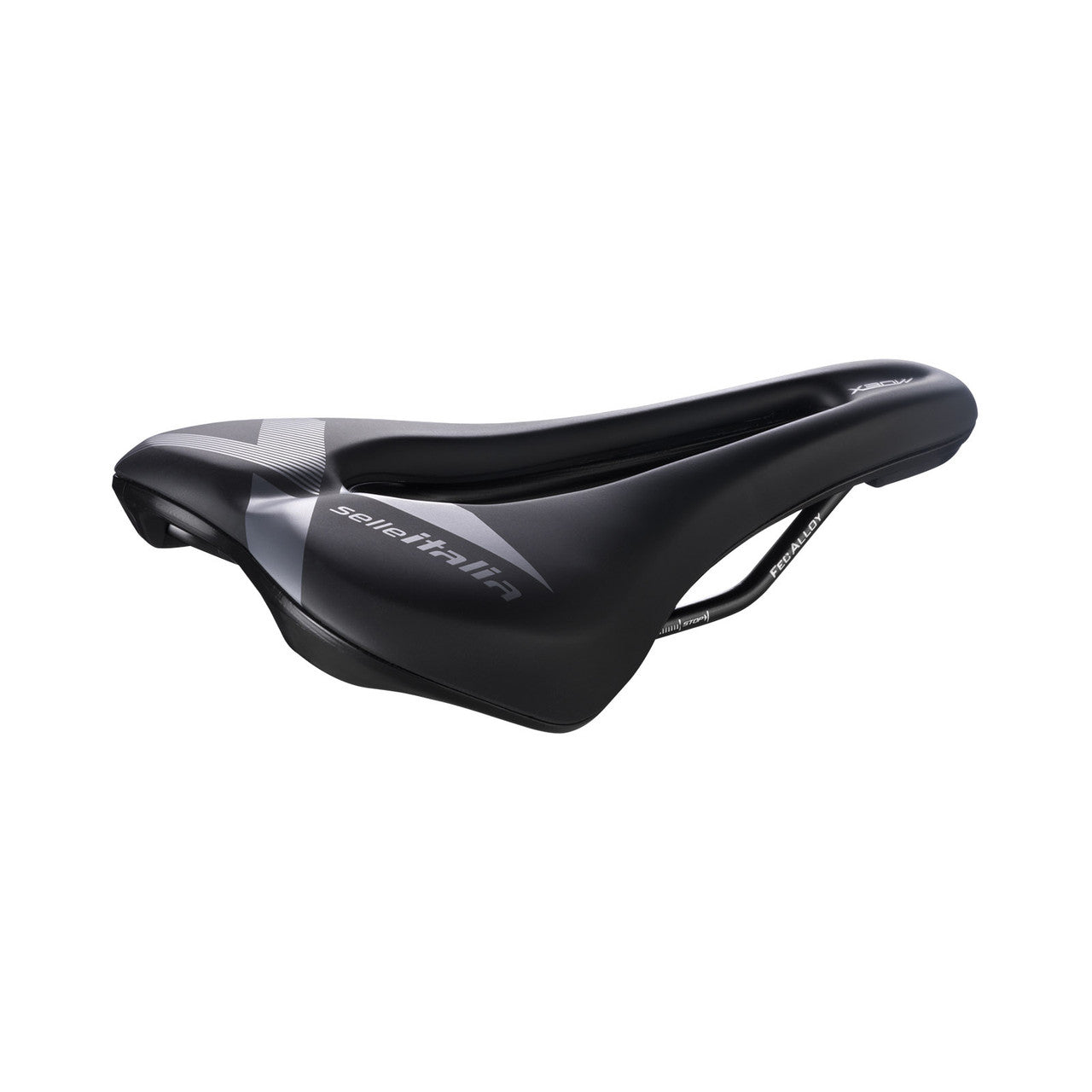 Satula SELLE ITALIA X-BOW SUPERFLOW S3 145 mm Teräskiskot