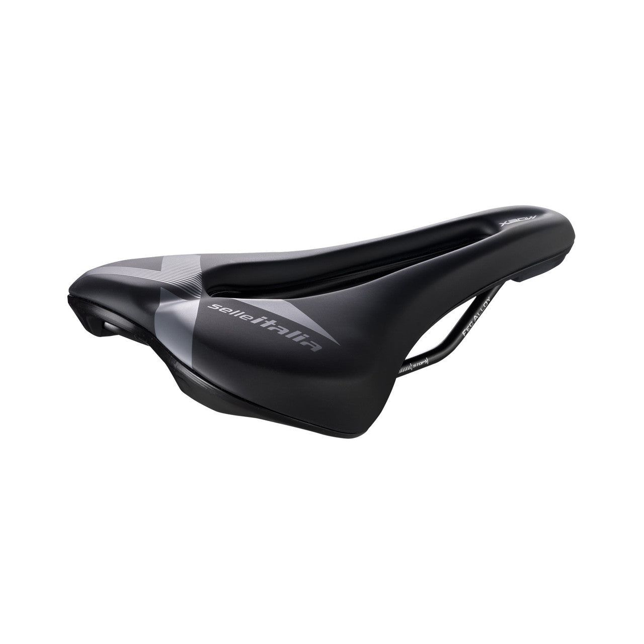 Satula SELLE ITALIA X-BOW SUPERFLOW L3 155 mm Teräskiskot