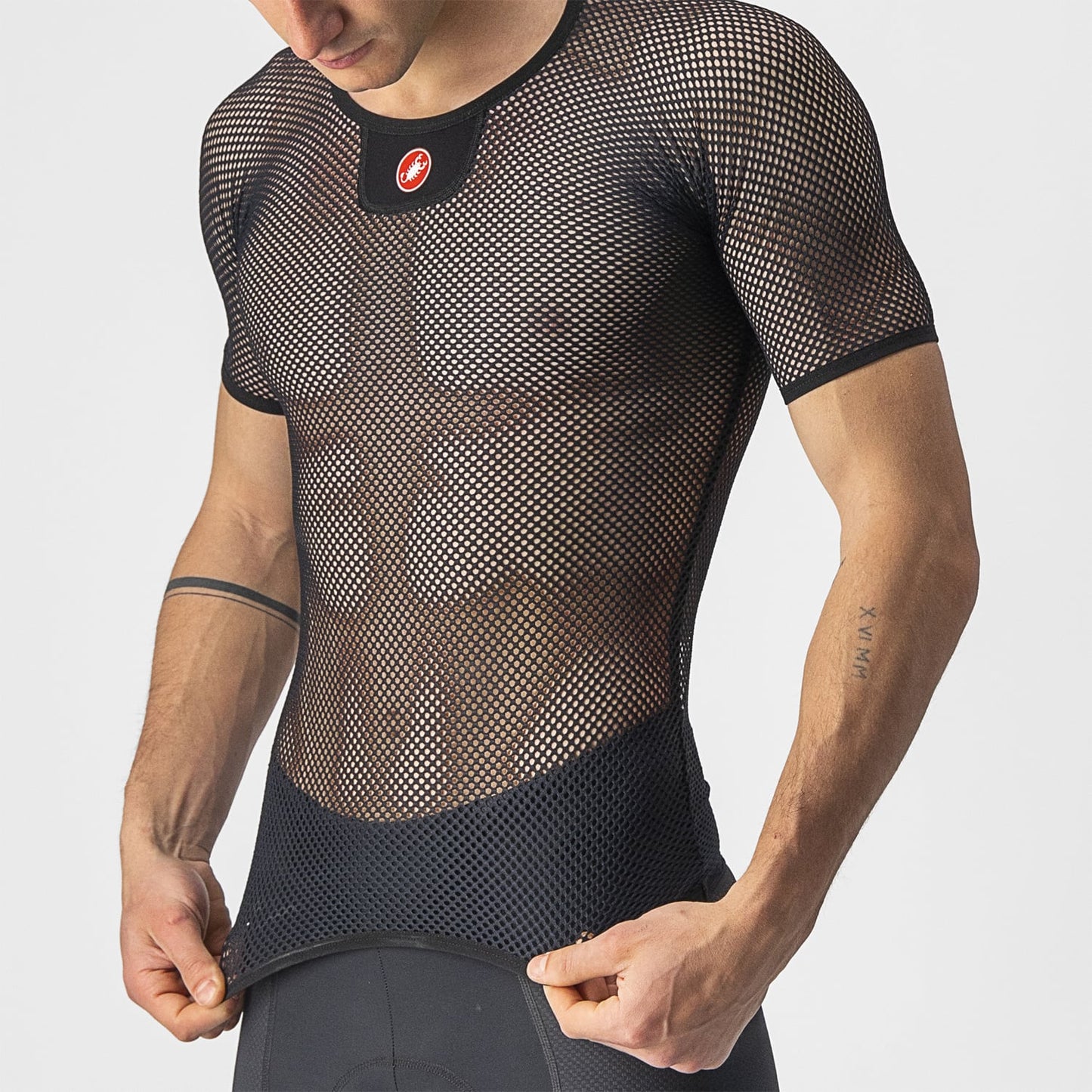 CASTELLI CORE MESH 3 lyhythihainen alusasu musta