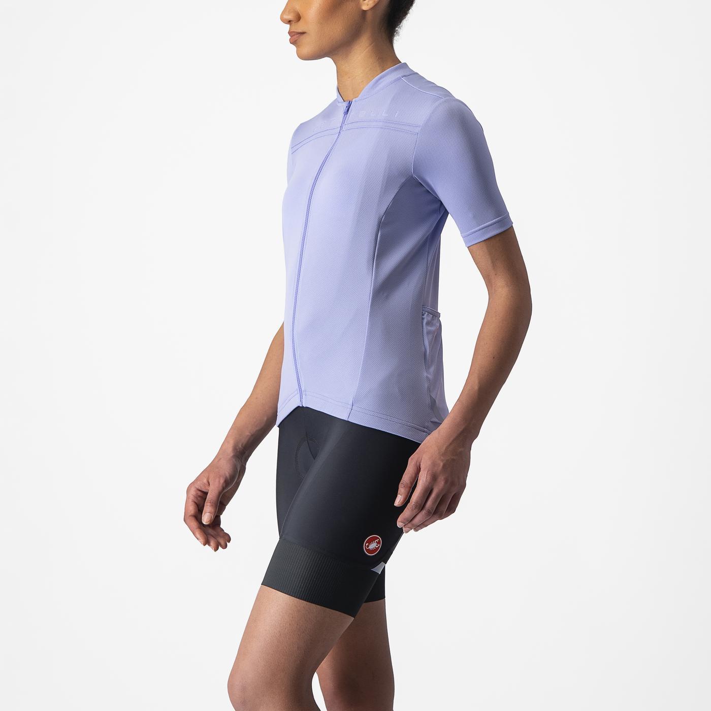 CASTELLI ANIMA 4 Naisten lyhythihainen Jersey Violetti