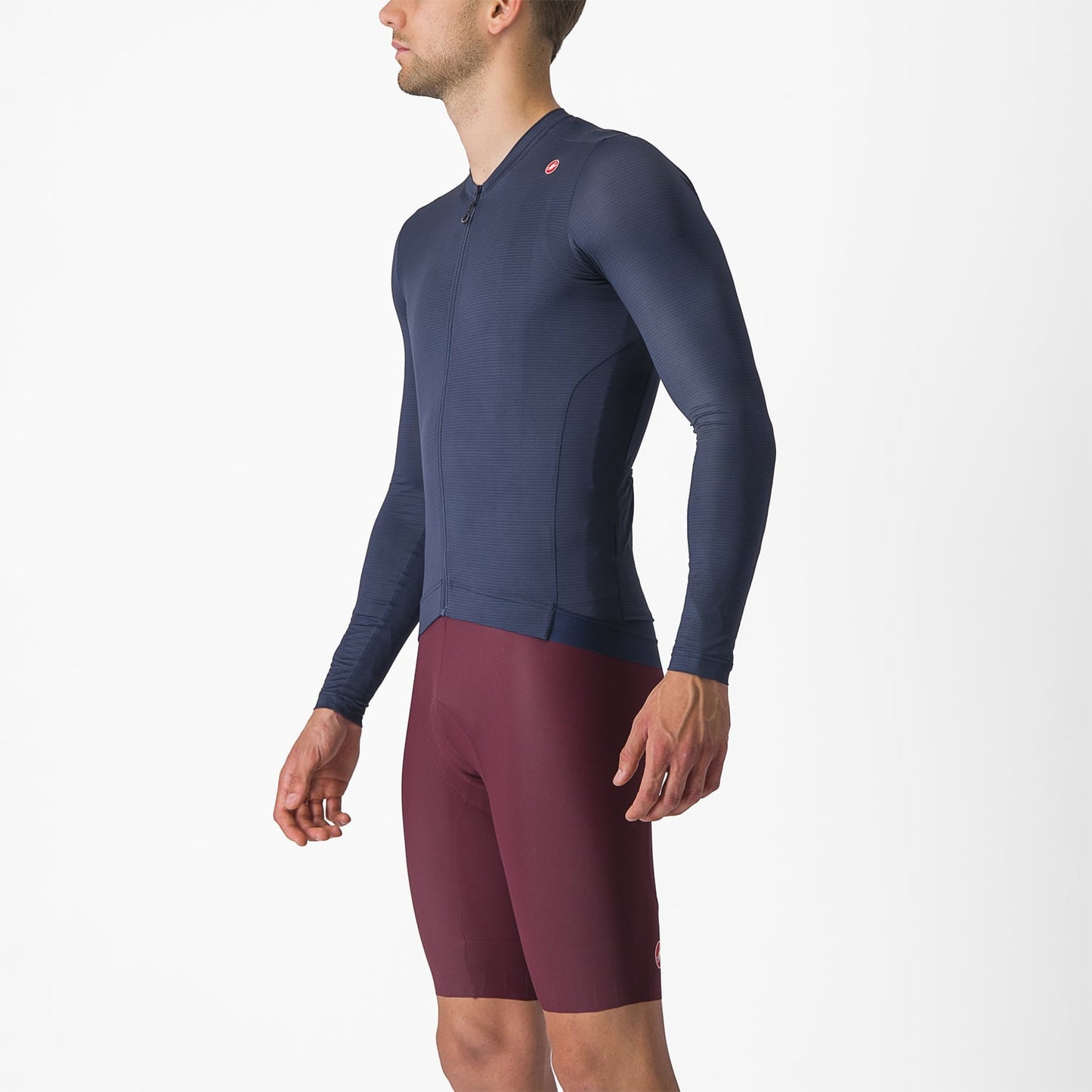 CASTELLI ESPRESSO pitkähihainen trikoo Navy 2025