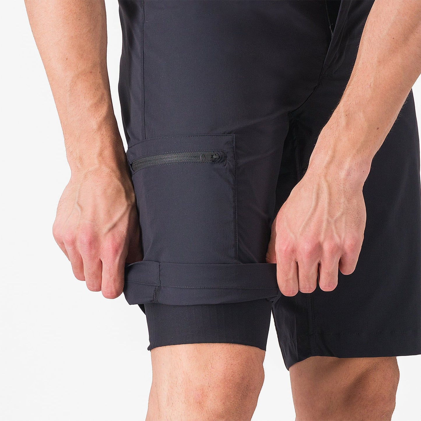 CASTELLI UNLIMITED ADVENTURE BAGGY Shortsit Musta