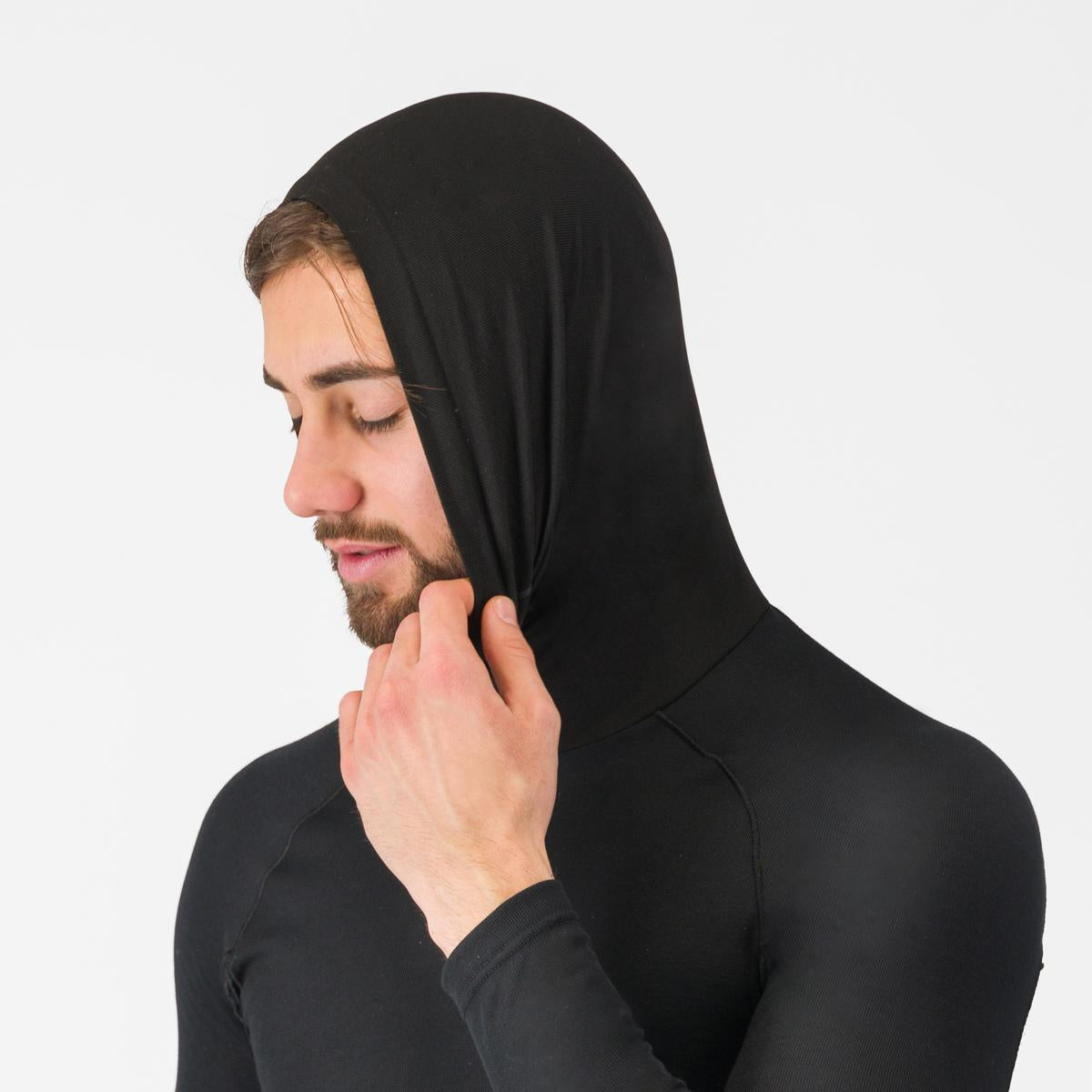 CASTELLI FLANDERS 2 HIGH NECK WARMER pitkähihainen alusvaate musta
