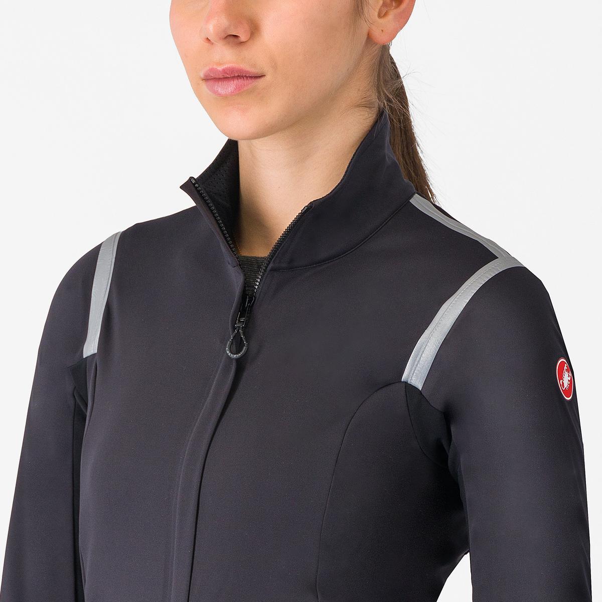 CASTELLI PERFETTO RoS 3 Naisten takki Musta/Noir Reflex