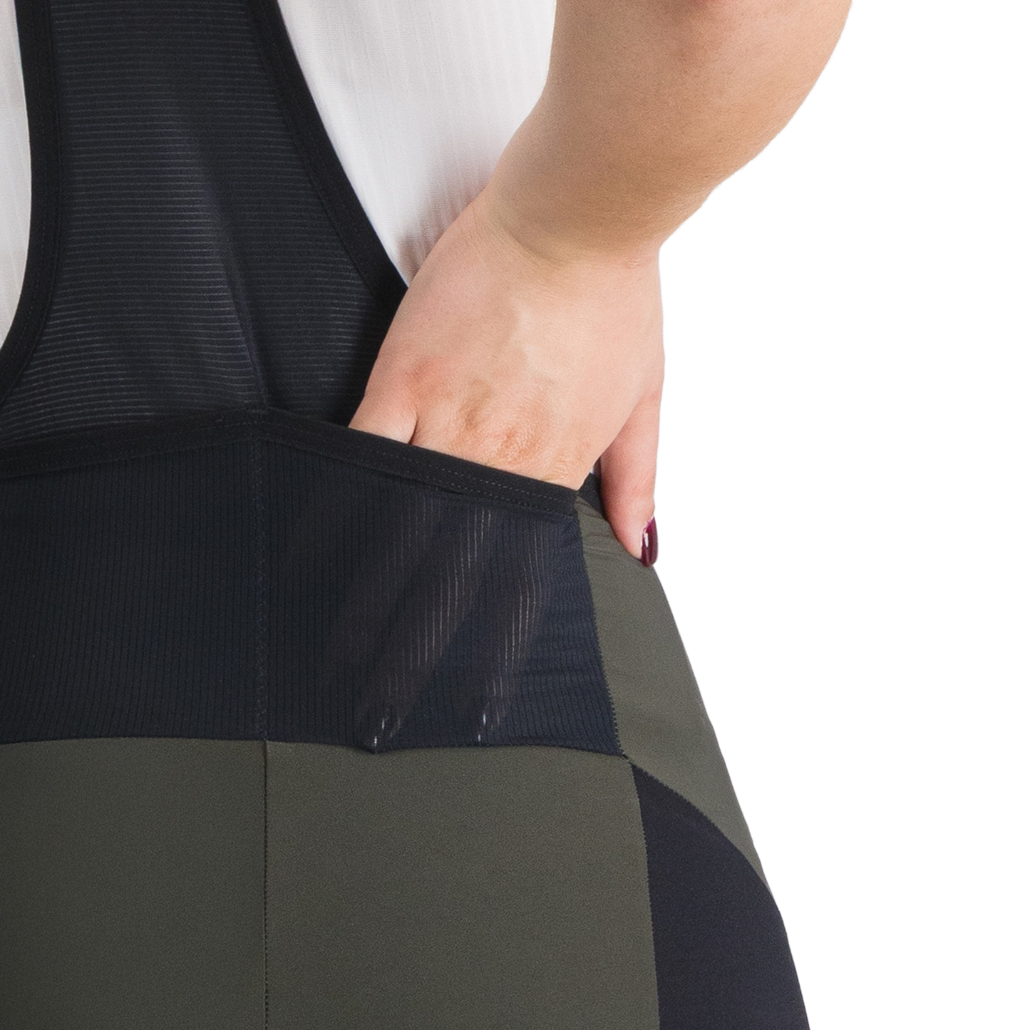 Naisten SPORTFUL SUPERGIARA 2 Bib Short Khaki/Musta