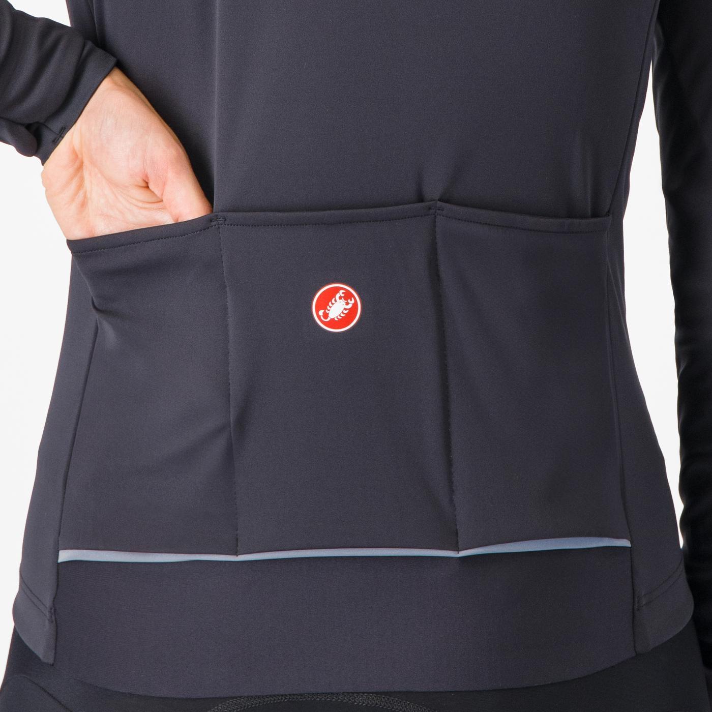 CASTELLI ALPHA 150 Naisten takki Musta