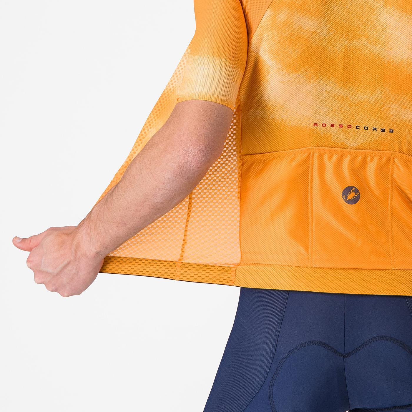 CASTELLI CLIMBER'S A/C Lyhythihainen trikoo oranssi