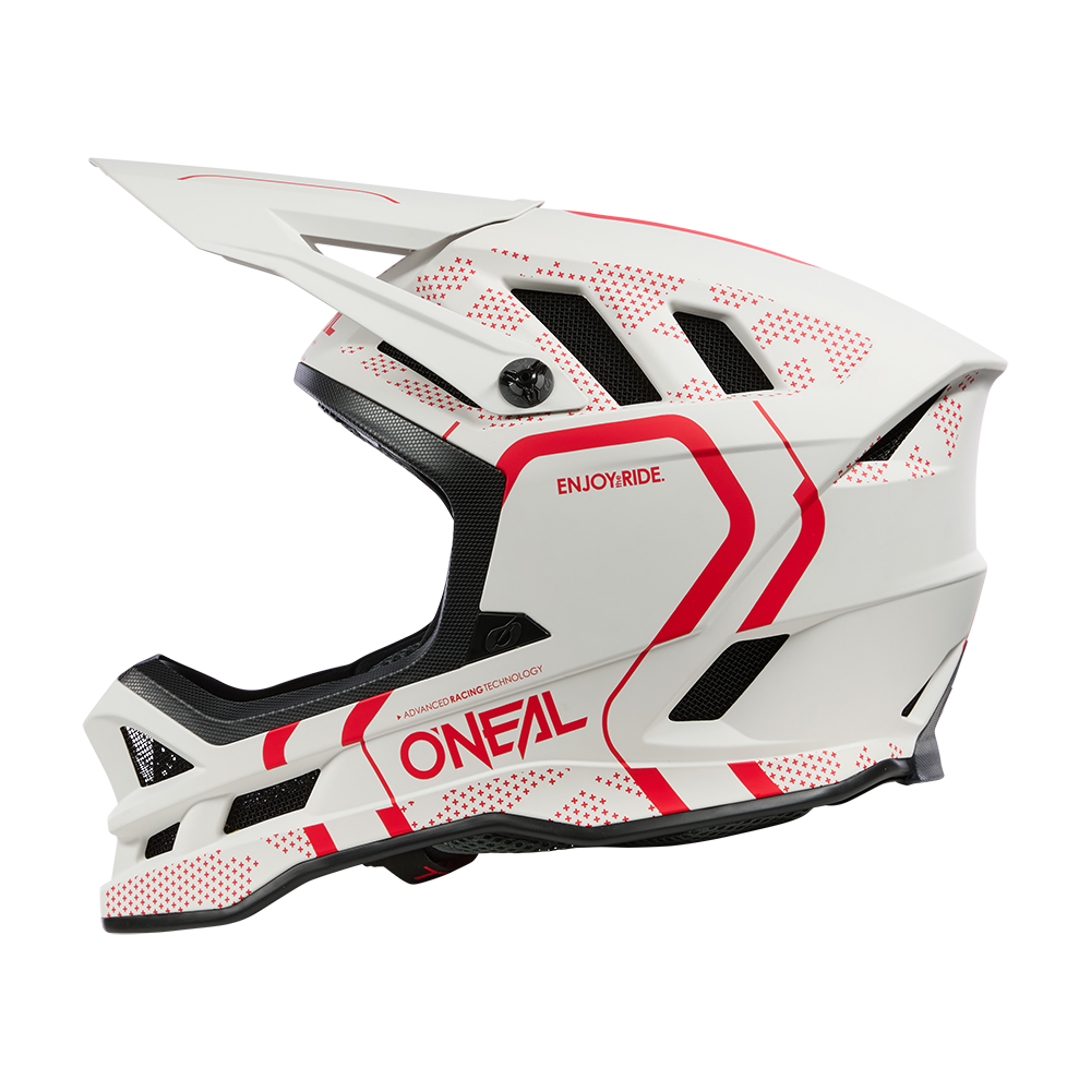 O'NEAL BLADE POLYACRYLITE STRIKE MTB-kypärä Valkoinen/punainen