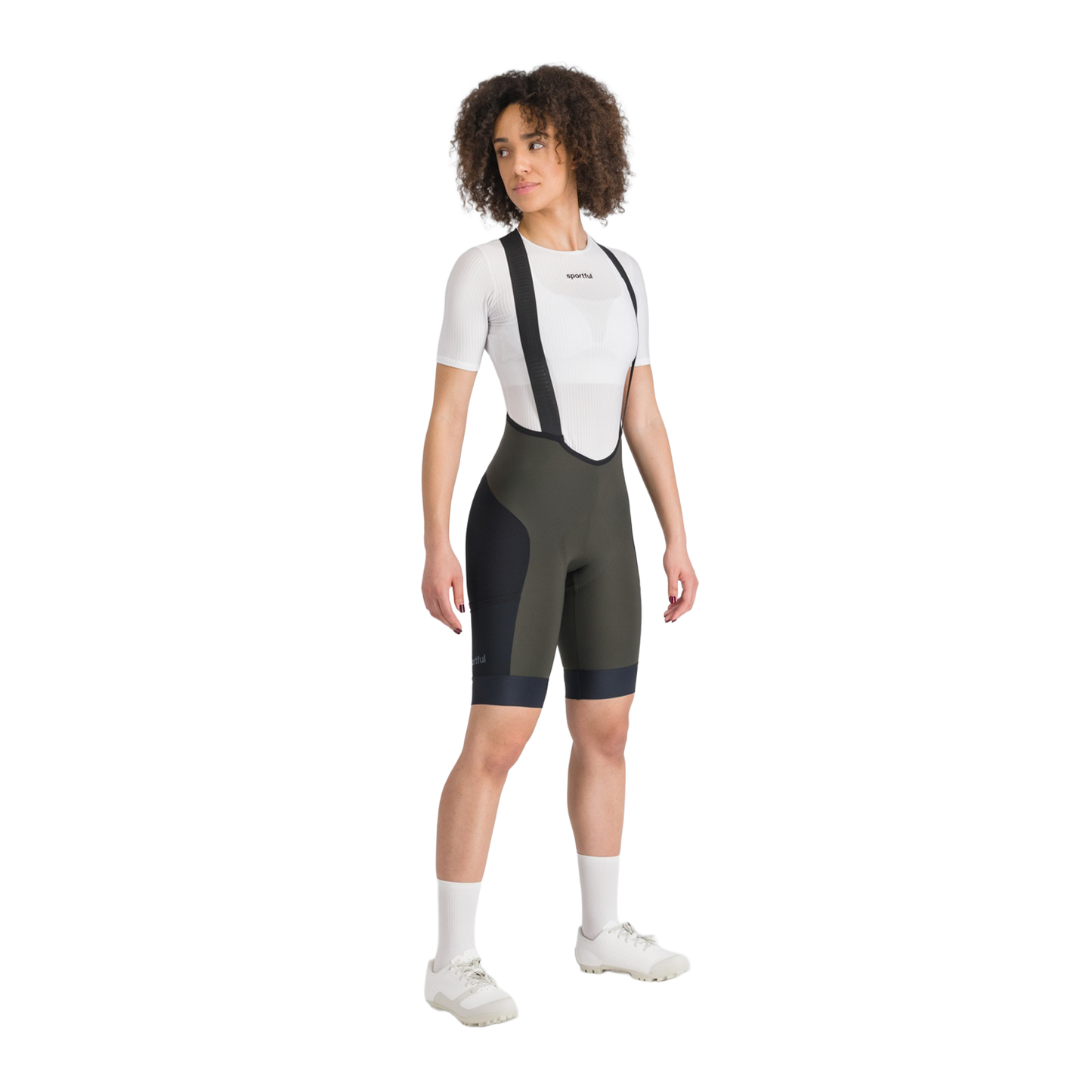 Naisten SPORTFUL SUPERGIARA 2 Bib Short Khaki/Musta