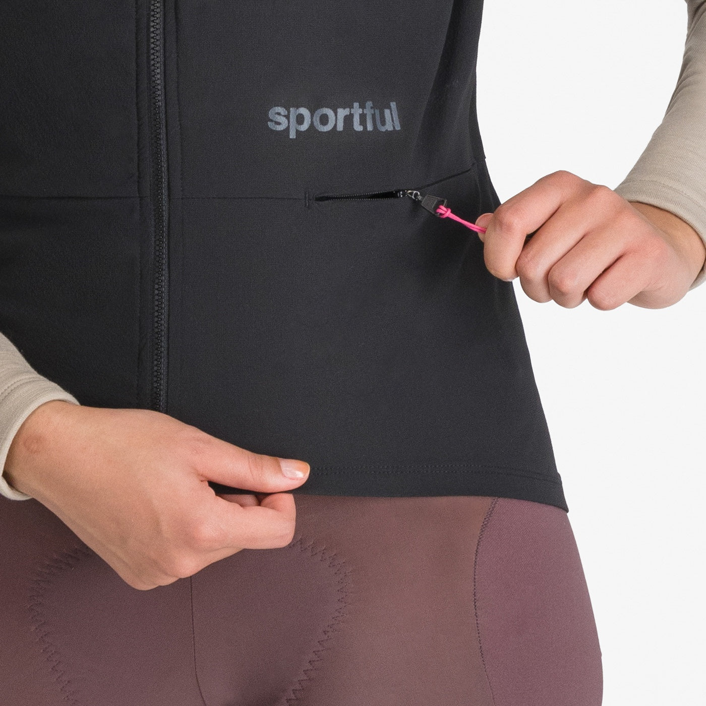 SPORTFUL SUPERGIARA 2 Naisten Mnachless-takki Musta