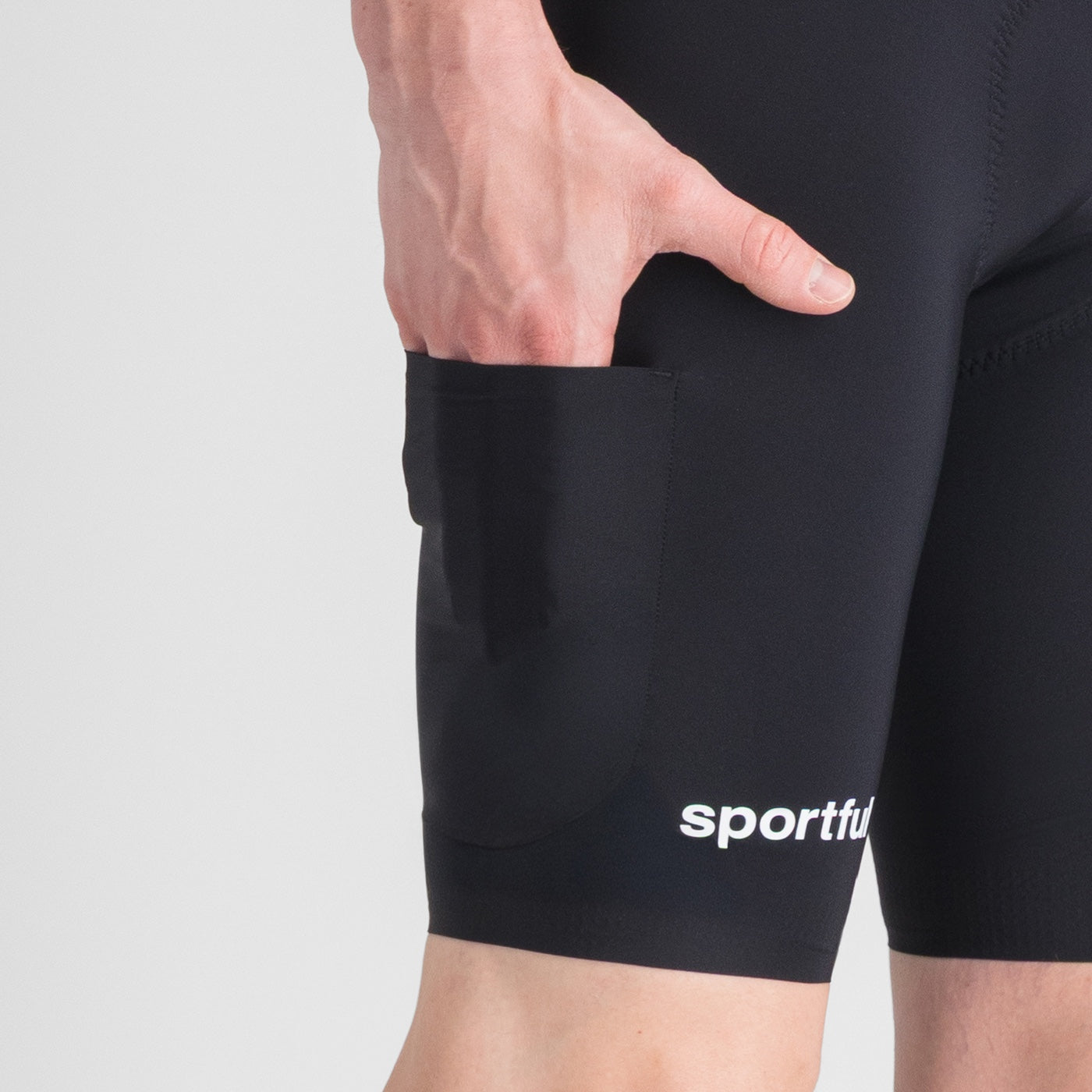 SPORTFUL G-SUIT lyhythihainen musta/harmaa
