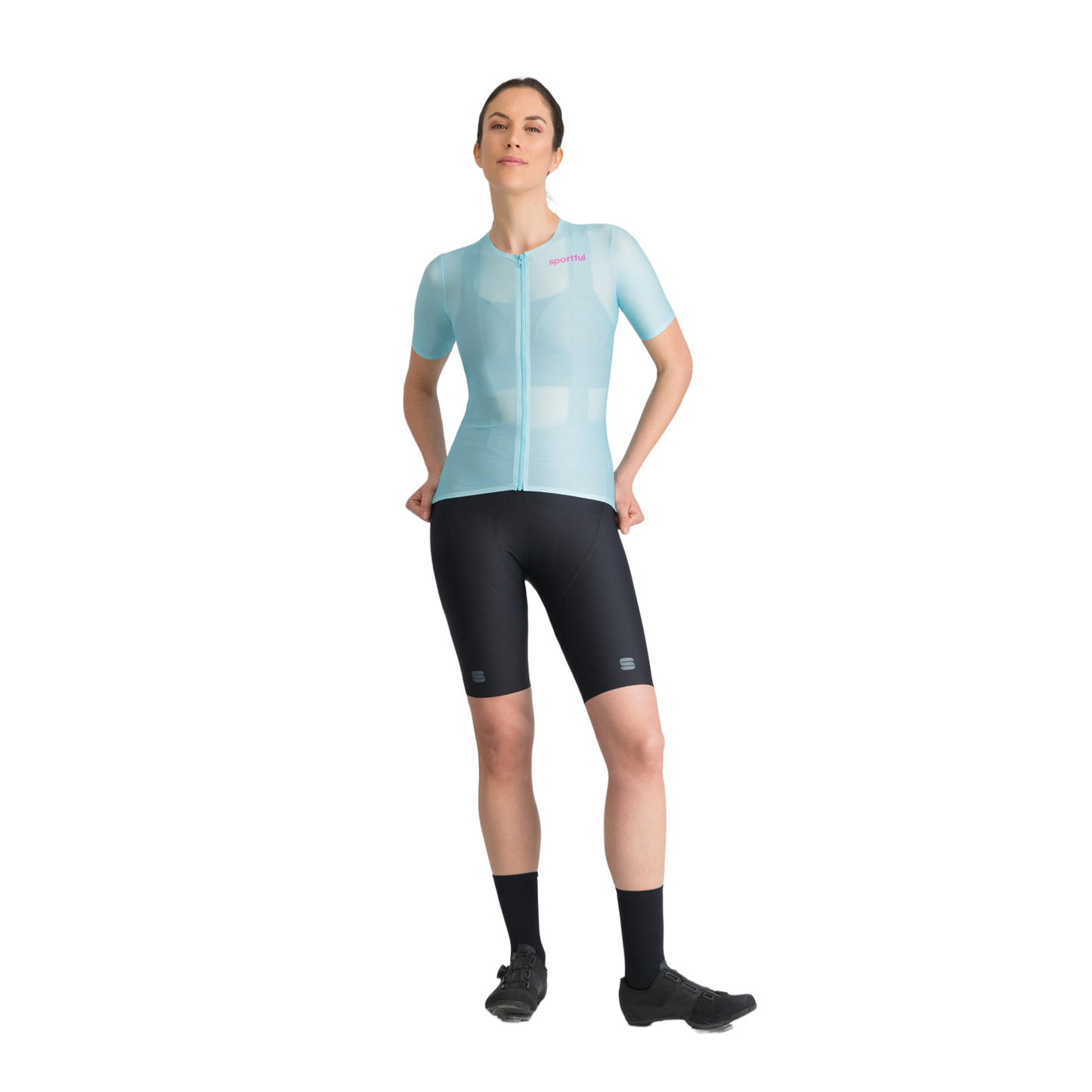 Naisten SPORTFUL LIGHT 2 lyhythihainen Jersey turkoosi